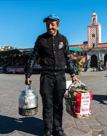Vendeur de thé ambulant